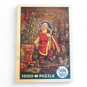 Cobble Hill Christmas Presence Santa Claus Puzzle 1000pc